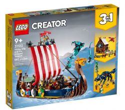 LEGO CREATOR - LE BATEAU VIKING ET LE SERPENT DE MIDGAR #31132